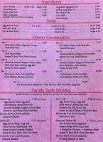 Tin Sing Incorporated menu