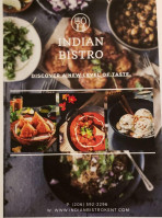 Indian Bistro food