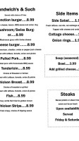 37 Junction Grill menu