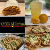 Tacos Al Carbon food