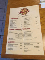 Arnold's menu