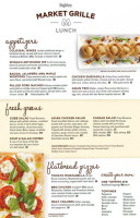 Hy-vee Market Grille menu