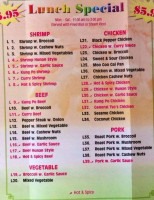 Best Wok menu