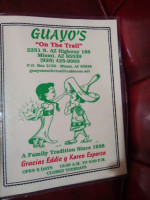 Guayo's On The Trail food