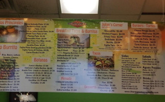 3 Hermanos Taqueria menu