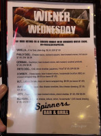 Spinners menu