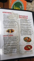 Acambaro Mexican Restaurant menu
