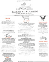 Woodside Tavern On The Range food