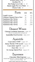 The Windjammer And Grill menu