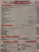 Dutch Treat Restaurant menu