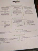 Mojito's Bistro menu