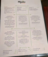 Mojito's Bistro menu