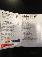 Ding Tea menu