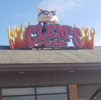 Clem's Cafe outside