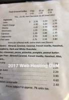 Zoomski's Mid-town Coffee Shop(cafe) menu