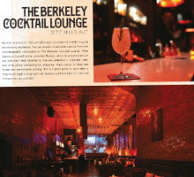 The Berkeley Cocktail Lounge inside