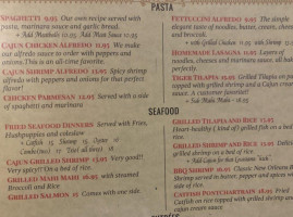 Rick's Crossroads Grill menu