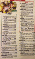 Aguacates Mexican menu