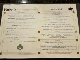 Farleys And Grill menu