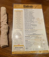Walton's Southern Table menu