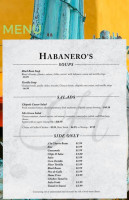 Habanero's Mexican Tubac Arizona menu