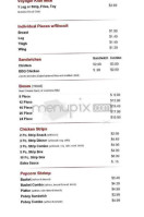 Popey's Chicken And Biscuits menu