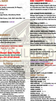 The Trailhead Public House And Eatery menu