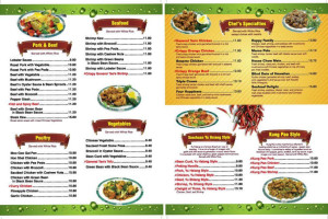 Kam's Cuisine menu