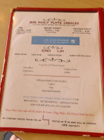 Penny Lane's Java Cafe menu