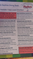 Foxboro Sports Tavern menu