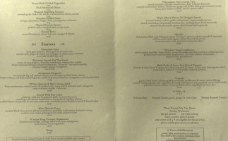 Millennium menu
