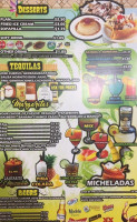 El Jinete Mexican menu