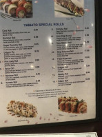 Yamato menu