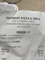 Hotspot Pizza Grill food