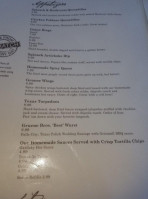 Gristmill River Restaurant Bar menu