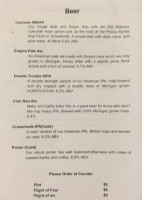 Kelsey Block Brewing menu