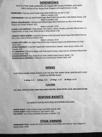 Connie Rae’s And Lounge menu