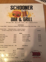 The Schooner And Grill menu