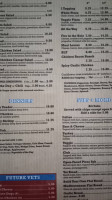 Amvets Post 51 menu