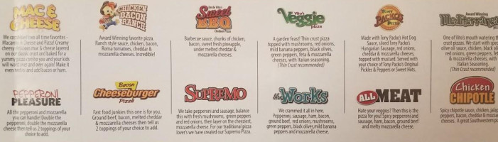 Vito’s Pizza And Subs menu
