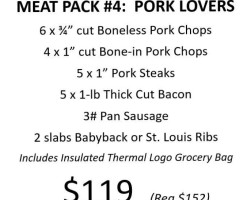 Thorndale Meat Market menu
