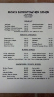 Mom's Downtowner menu