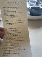 Santuari menu