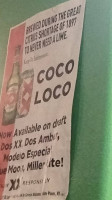 Coco Loco Mexican food