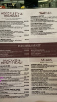 Toast Cafe Grill menu