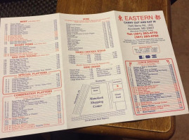 Eastern menu