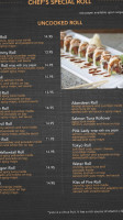 Tokyo Sushi Steakhouse menu