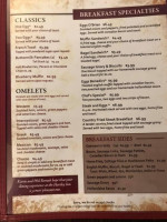 Hartley Inn menu