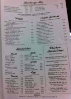Blue Swan Diner menu