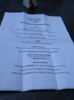 Sea Level Oyster menu